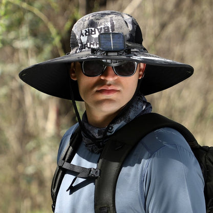 🔥Father's Day Sale 49% OFF - 2025 New Solar Fan Outdoor Fishing Hat