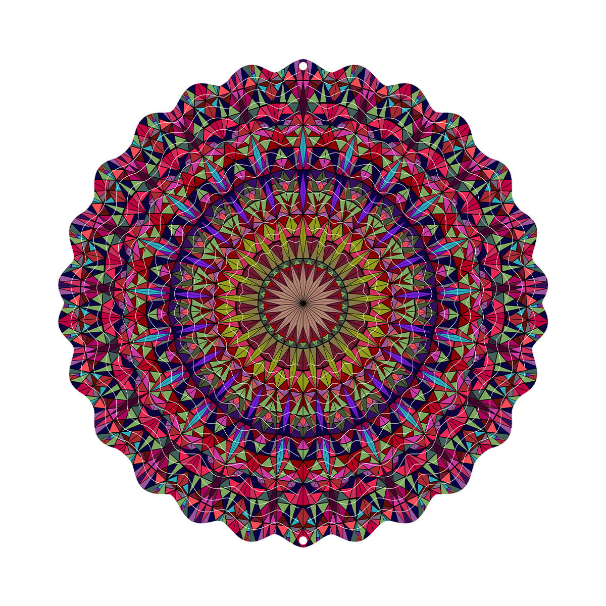 Hanging wind spinners for indoor and outdoor use
