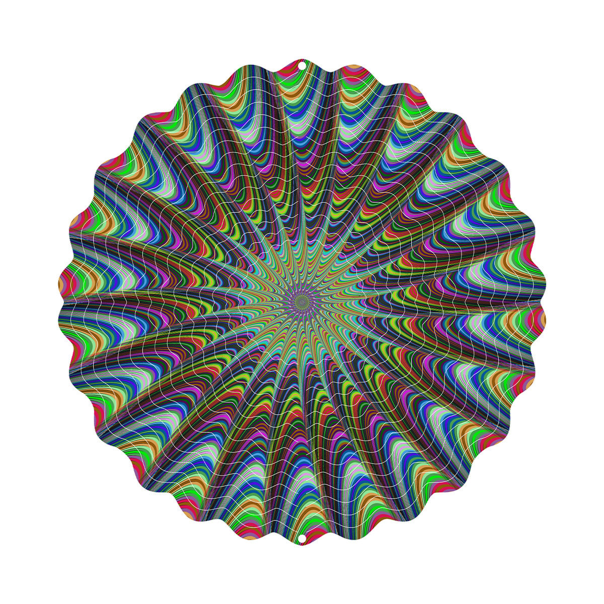 Hanging wind spinners for indoor and outdoor use