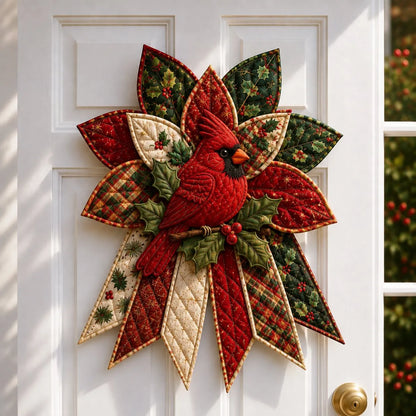 🎉 Holiday Celebration 50% OFF 🎄 – Festive Quilted Christmas Door Hanging DIY Sewing Kit