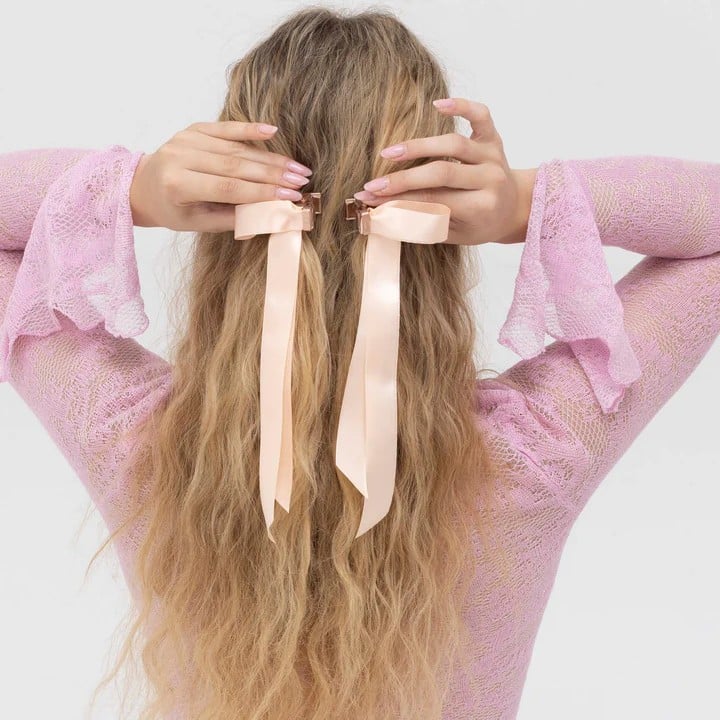 💥🔥Hot Listing  🔥Metal bow magnetic hair clip