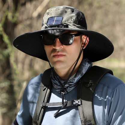🔥Father's Day Sale 49% OFF - 2025 New Solar Fan Outdoor Fishing Hat
