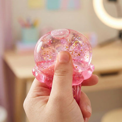 🐙✨🐣EASTER SALE 49% OFF! ✨ Cute Glitter Jellyfish Squishy, Easter Basket Stuffer for Kids