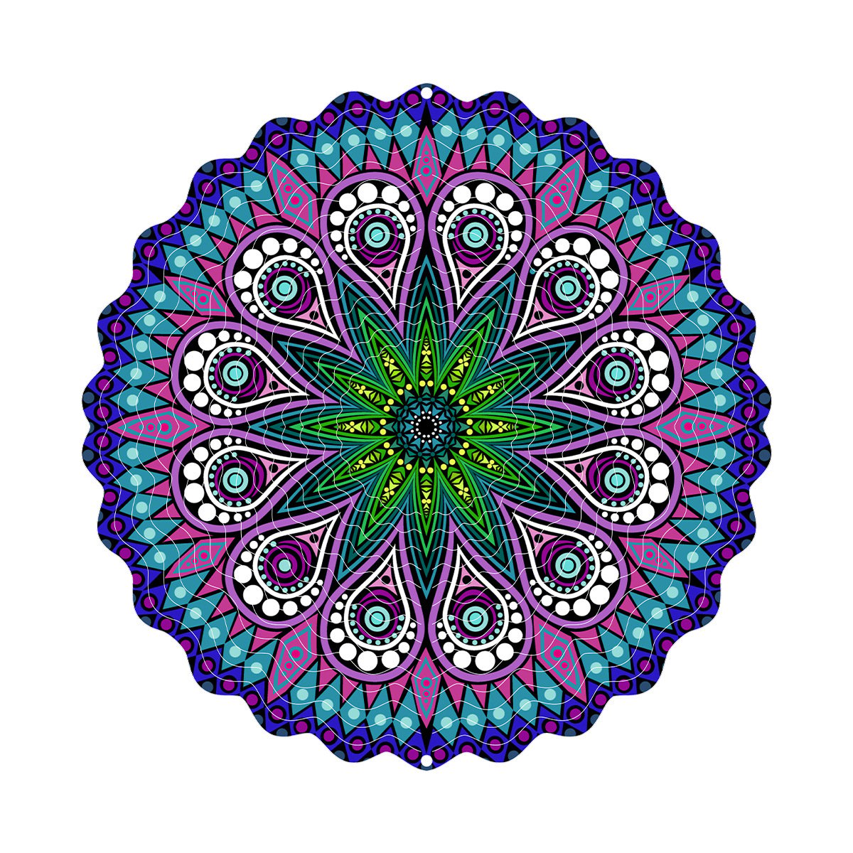 Hanging wind spinners for indoor and outdoor use