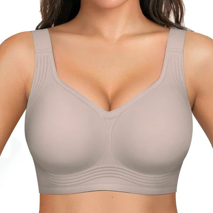 Full coverage wireless bra