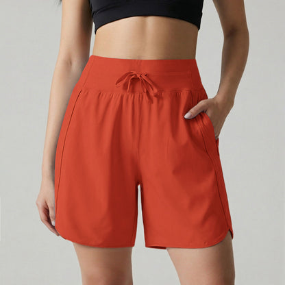 🌓Last Day 49% OFF⏰Hot Sale Women's Active Athletic Long Running High Wasistband Shorts