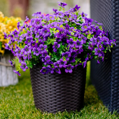 🔥Spring limited time sale-Buy 3 Save 20%💐Artificial Flowers for Outdoors-Violet pattern