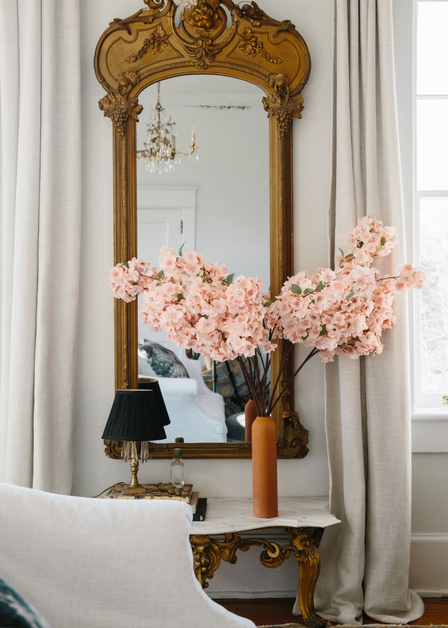 Sale - Faux Cherry Blossom in Pink - 44"