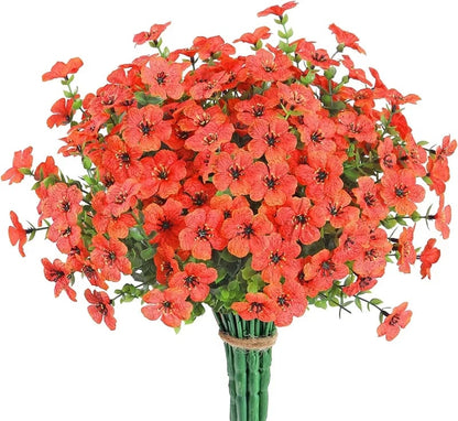🔥Spring limited time sale-Buy 3 Save 20%💐Artificial Flowers for Outdoors-Violet pattern
