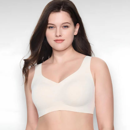 🎉Plus Size Wireless Jelly Bra -Seamless Full Coverage T-Shirt Bra