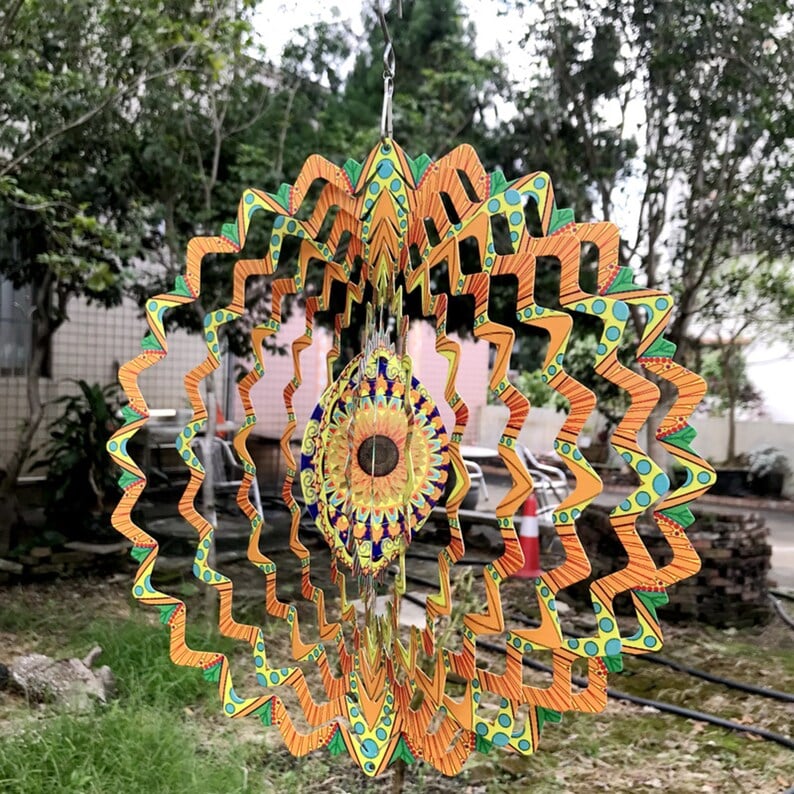 Stainless Steel Wind Spinner - Stunning 3D Effect-🔥🔥Buy 2 items and save 10% off