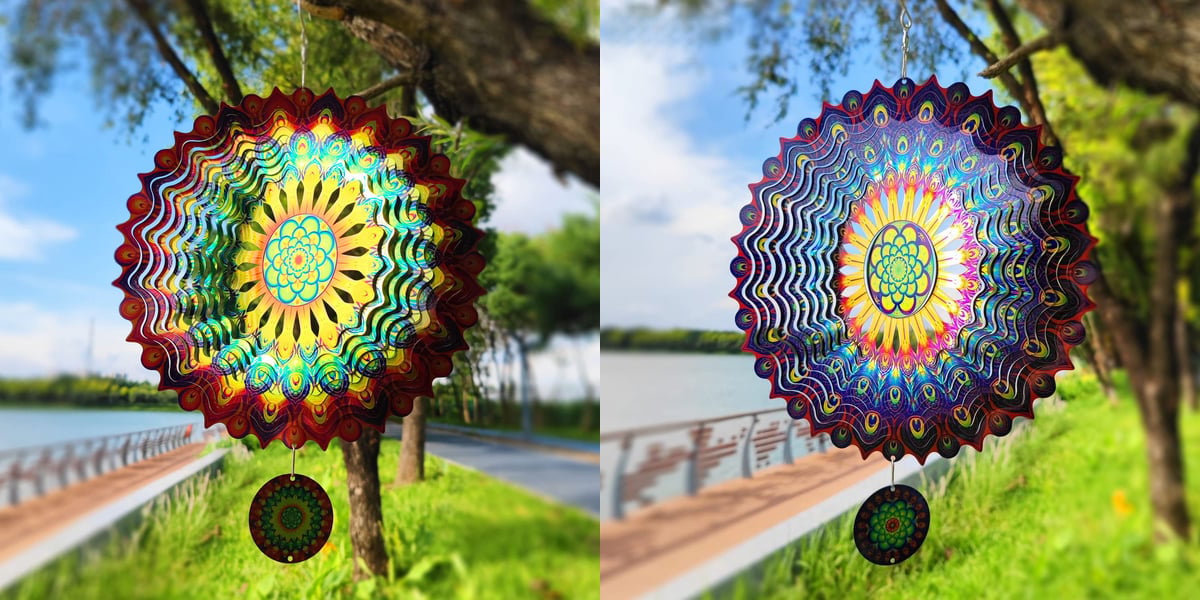 Stainless Steel Wind Spinner - Stunning 3D Effect-🔥🔥Buy 2 items and save 10% off