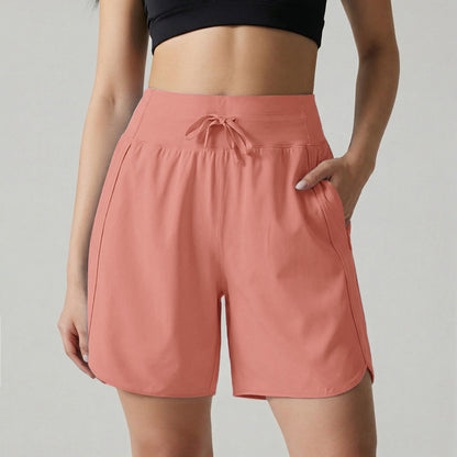 🌓Last Day 49% OFF⏰Hot Sale Women's Active Athletic Long Running High Wasistband Shorts