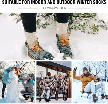 🔥(5 Pairs)Complete Your Comfort: Pair Your New Boots with the Cosiest Winter Socks!