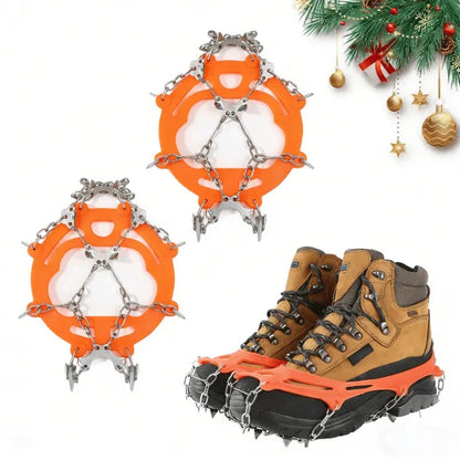 🔥LAST DAY 49% OFF - 🛠️Lightweight Crampons Anti-Slip Traction Snow Grips for Walking