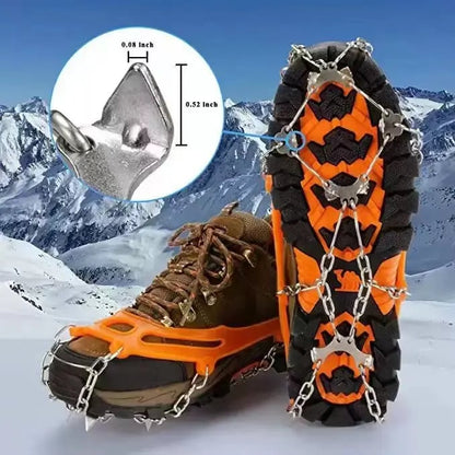 🔥LAST DAY 49% OFF - 🛠️Lightweight Crampons Anti-Slip Traction Snow Grips for Walking