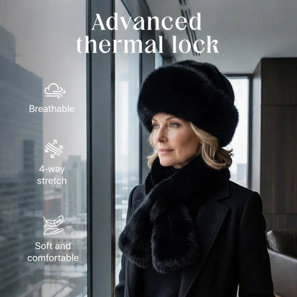 Winter Plush Thickened Scarf and Hat Warm Set