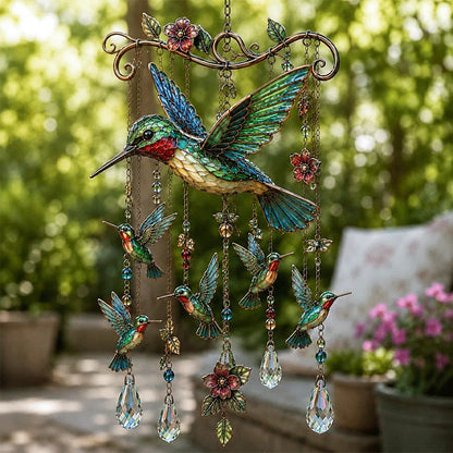 🐦🎐Graceful Hummingbird Wind Chime