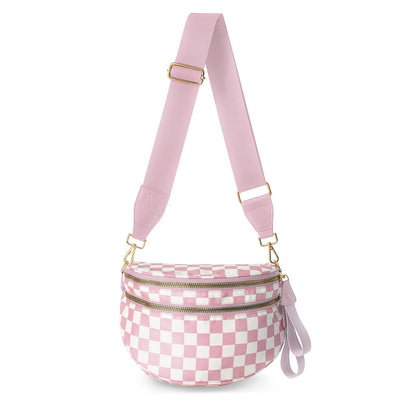 🔥Flash Sale - 49% OFF  Checkered Bum Bag