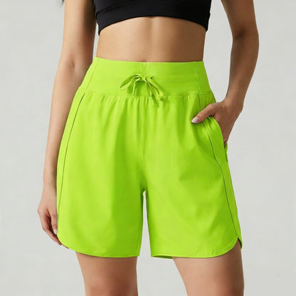 🌓Last Day 49% OFF⏰Hot Sale Women's Active Athletic Long Running High Wasistband Shorts
