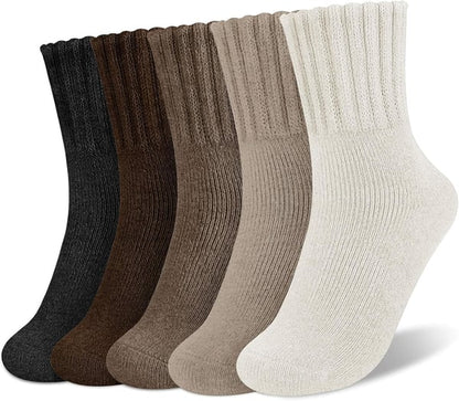 🔥(5 Pairs)Complete Your Comfort: Pair Your New Boots with the Cosiest Winter Socks!