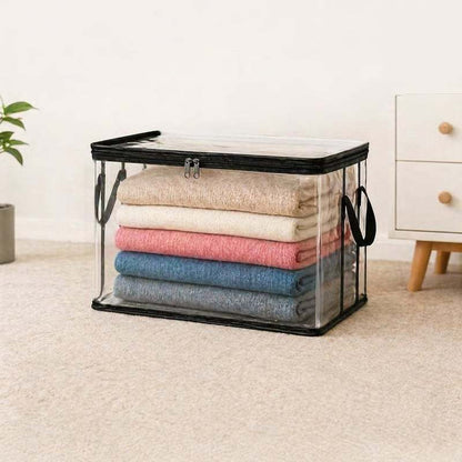 📦Large Heavy-Duty Thick Clear Storage Bag for Clothes, Moving & Storage
