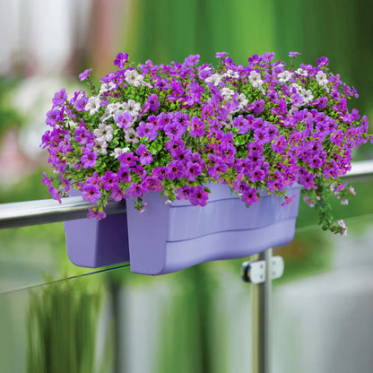 🔥Spring limited time sale-Buy 3 Save 20%💐Artificial Flowers for Outdoors-Violet pattern