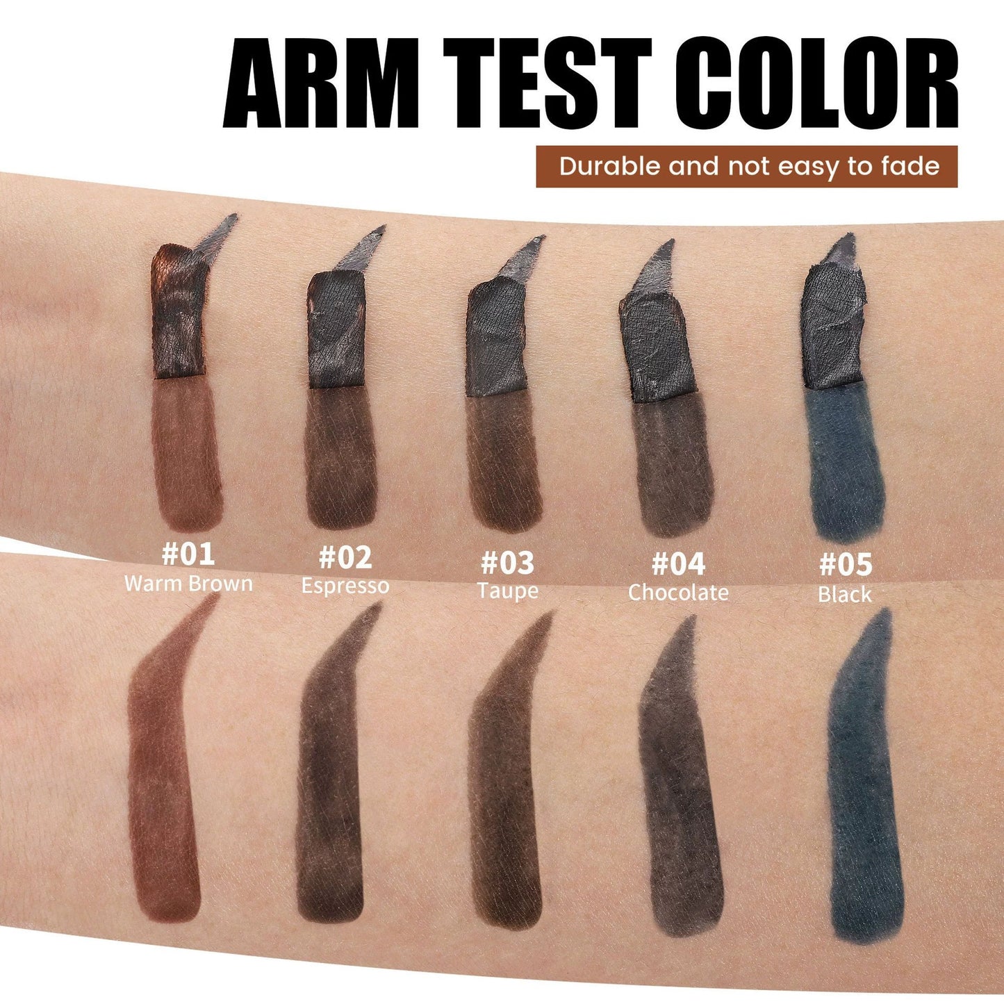 🌓Last Day 49% OFF-5-Color Tear-Off Brow Tint – Waterproof, Long-Lasting Pigment for Precise & Wild Brows, Easy-to-Use