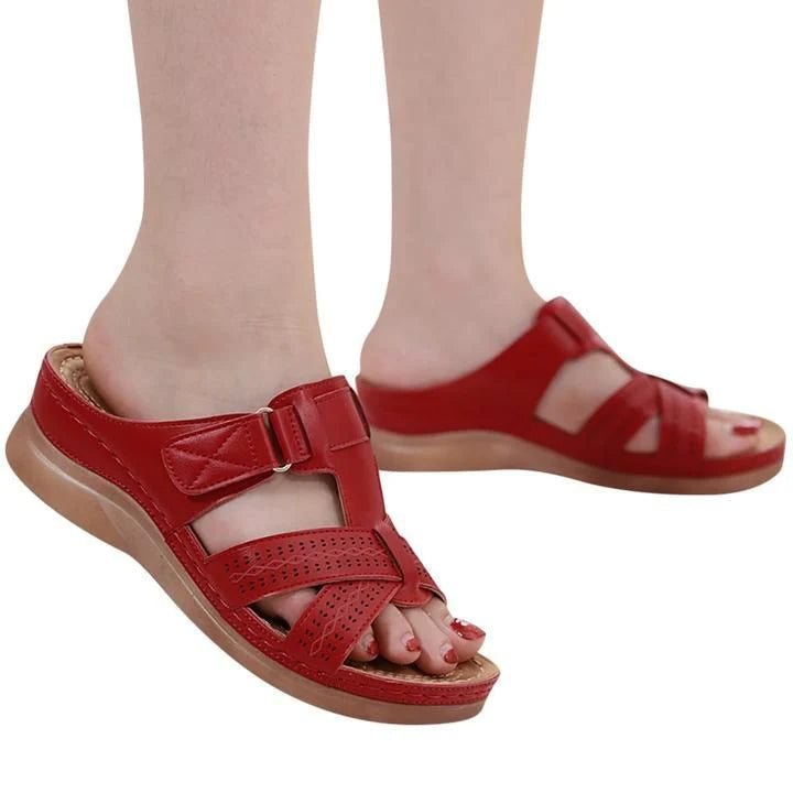 Womens Premium Comfy Vintage Open Toe Sandal