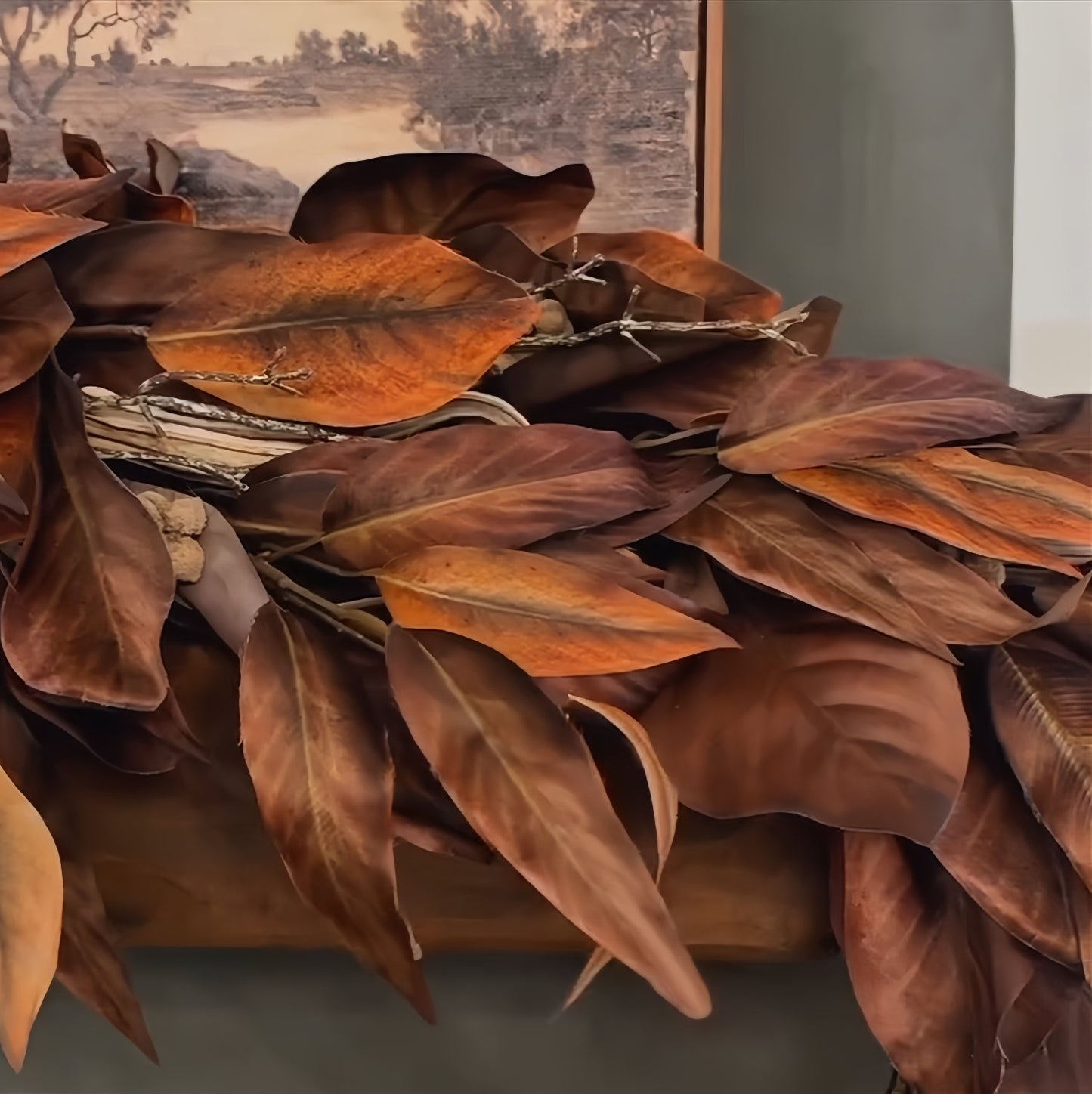 🔥Brown Magnolia Leaf Garland