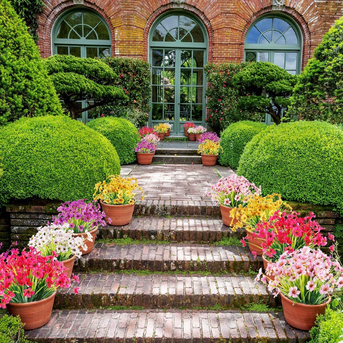 (💖ONLY $3.99 Mother's Day Sale💖)Outdoor Artificial Flowers💐🔥Last Day 49% OFF