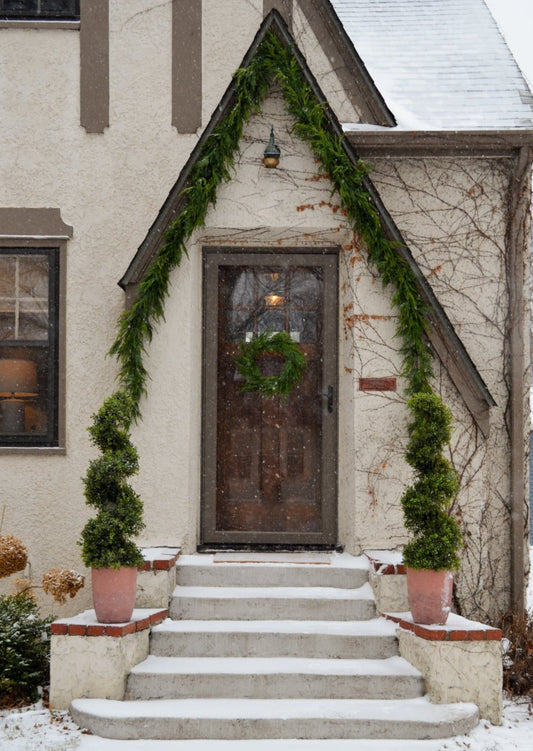 SALE - 96"  UV-Treated Artificial Outdoor Natural Touch Cedar Garland