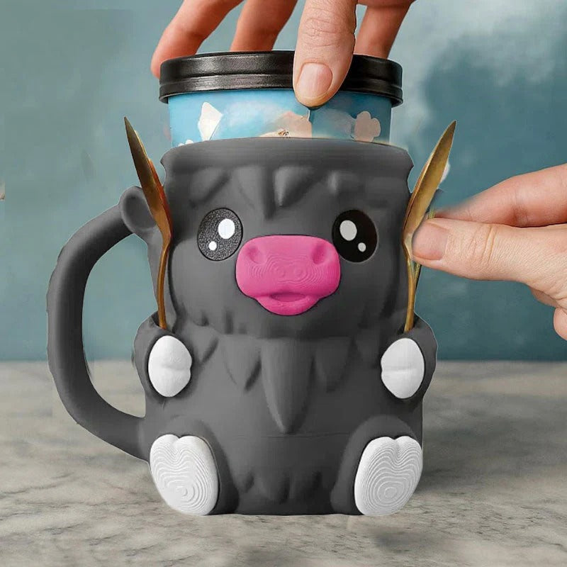 🥤Christmas Gift🍦-Highland Cow Ice Cream Holder🍨