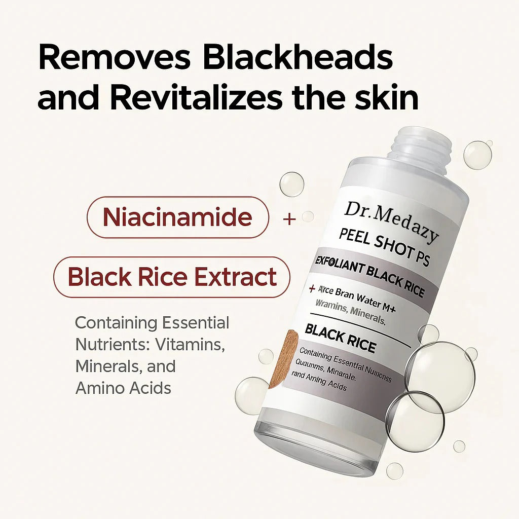 🔥LAST DAY SALE 70% OFF 🔥 Peel Shot Glow Rice Ampoule Duo - Serums for Brightening, Exfoliating, and Moisturizing🌾