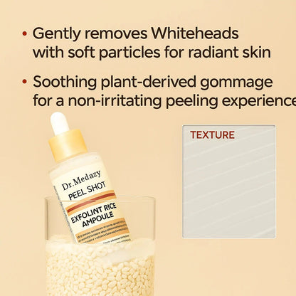🔥LAST DAY SALE 70% OFF 🔥 Peel Shot Glow Rice Ampoule Duo - Serums for Brightening, Exfoliating, and Moisturizing🌾