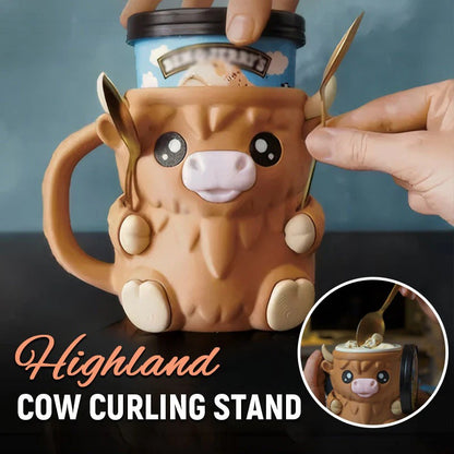 🥤Christmas Gift🍦-Highland Cow Ice Cream Holder🍨