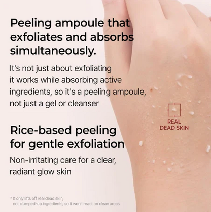 🔥LAST DAY SALE 70% OFF 🔥 Peel Shot Glow Rice Ampoule Duo - Serums for Brightening, Exfoliating, and Moisturizing🌾