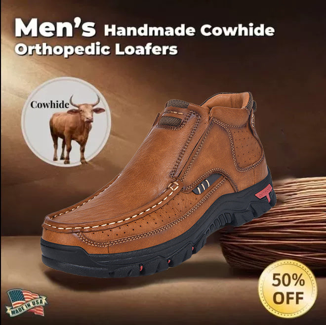 ⏰ 50% off - 2026 Newest Men's Orthopedic Leather Loafers