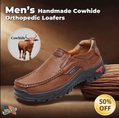 ⏰ 50% off - 2026 Newest Men's Orthopedic Leather Loafers