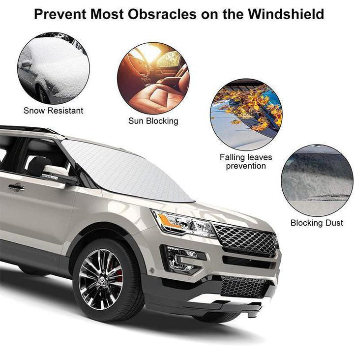 ❄️ Limited-time 50% off offer 🌀 Premium universal windshield snow cover/sunshade