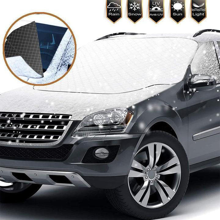 ❄️ Limited-time 50% off offer 🌀 Premium universal windshield snow cover/sunshade