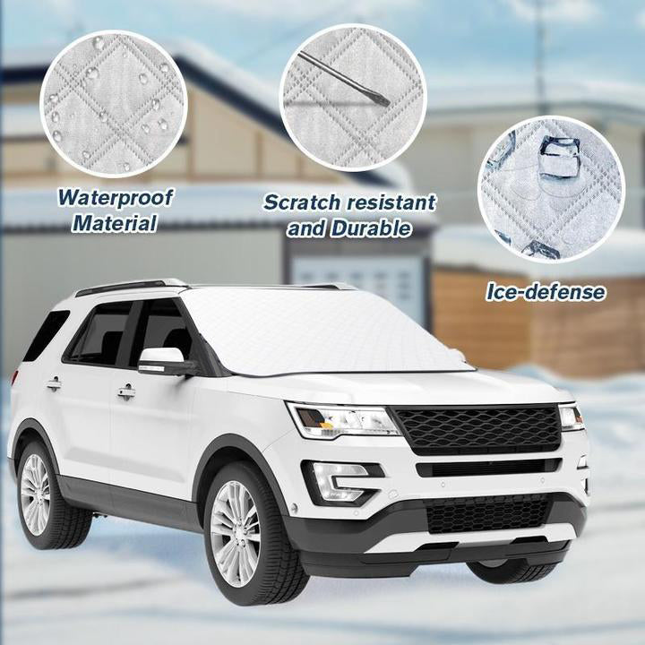 ❄️ Limited-time 50% off offer 🌀 Premium universal windshield snow cover/sunshade