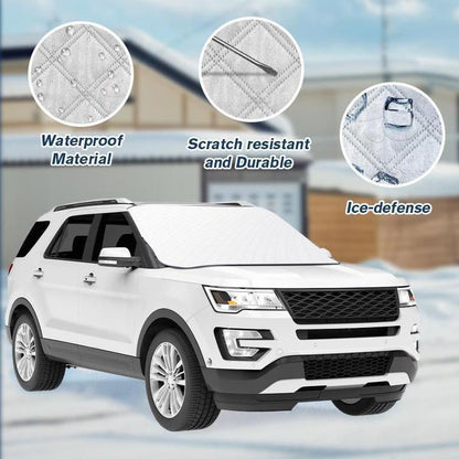 ❄️ Limited-time 50% off offer 🌀 Premium universal windshield snow cover/sunshade