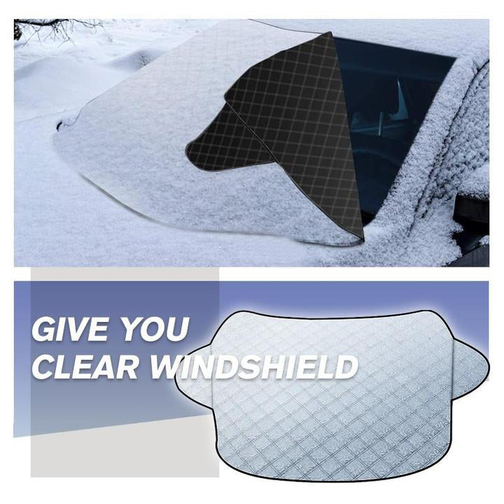 ❄️ Limited-time 50% off offer 🌀 Premium universal windshield snow cover/sunshade